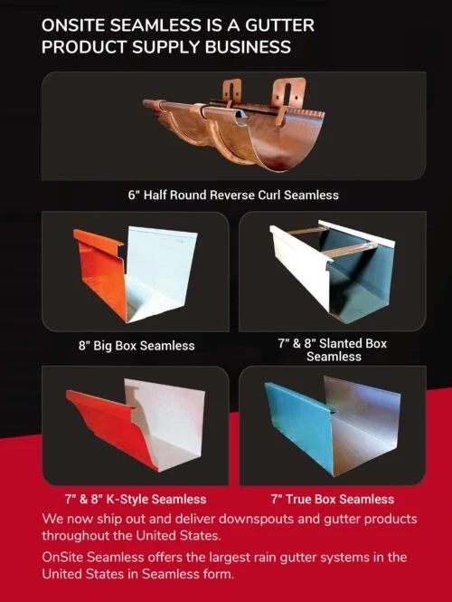 Seamless Gutter Products